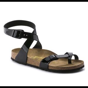 Black Patent Birkenstock Yara